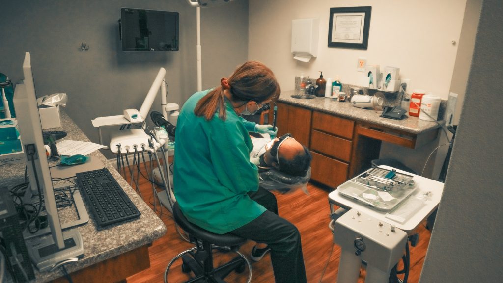 Periodontist Treating patient in Chula Vista