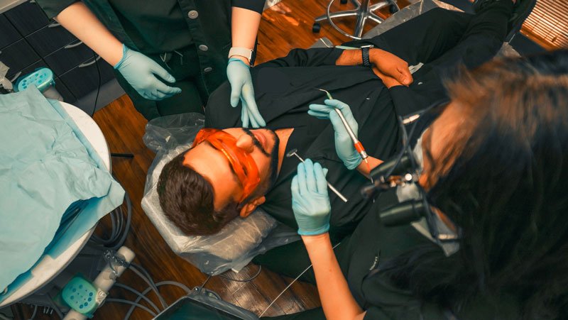 Patient getting a second opinion at Chula Vista Periodontist